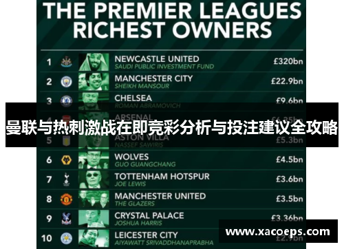 曼联与热刺激战在即竞彩分析与投注建议全攻略